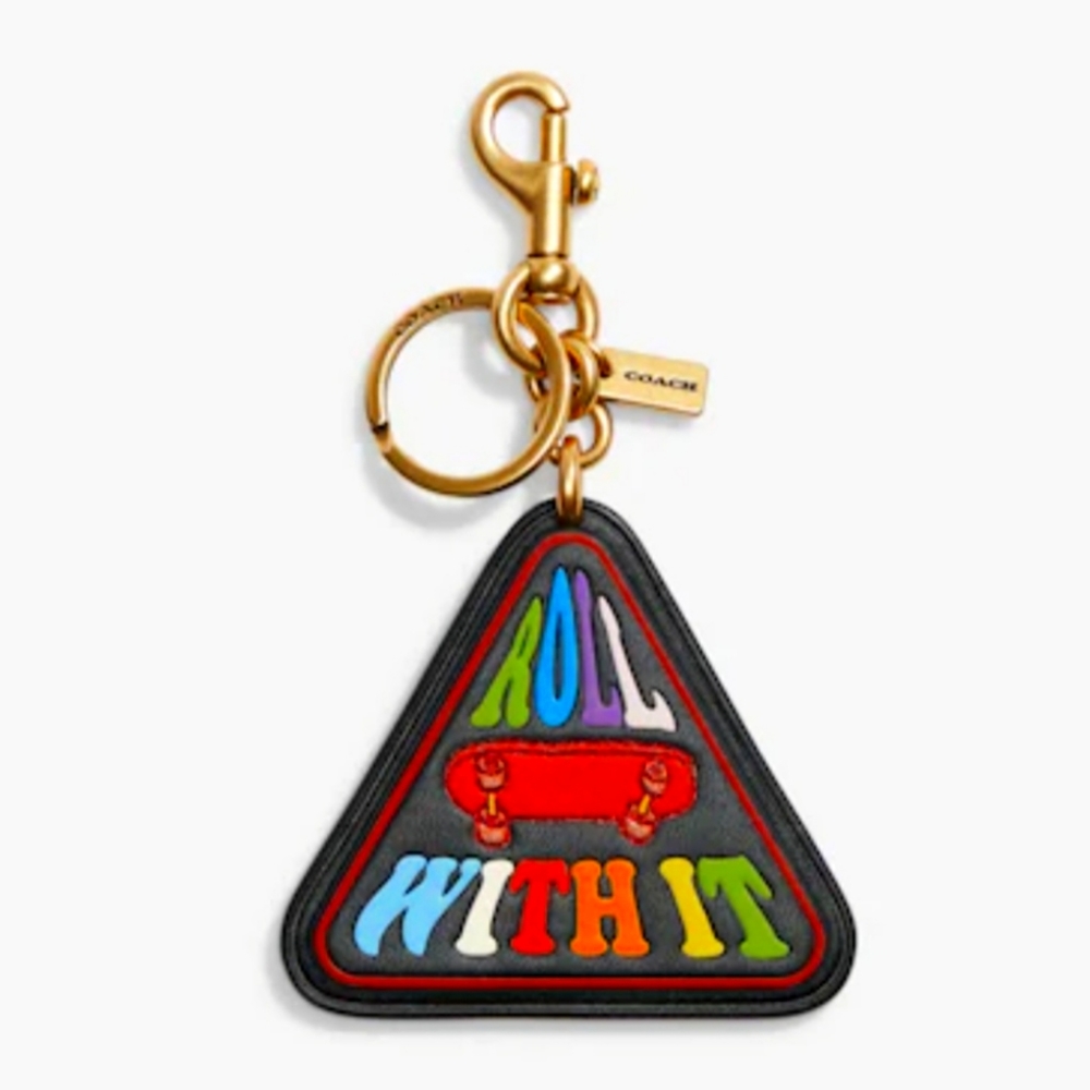 Coach bag charm